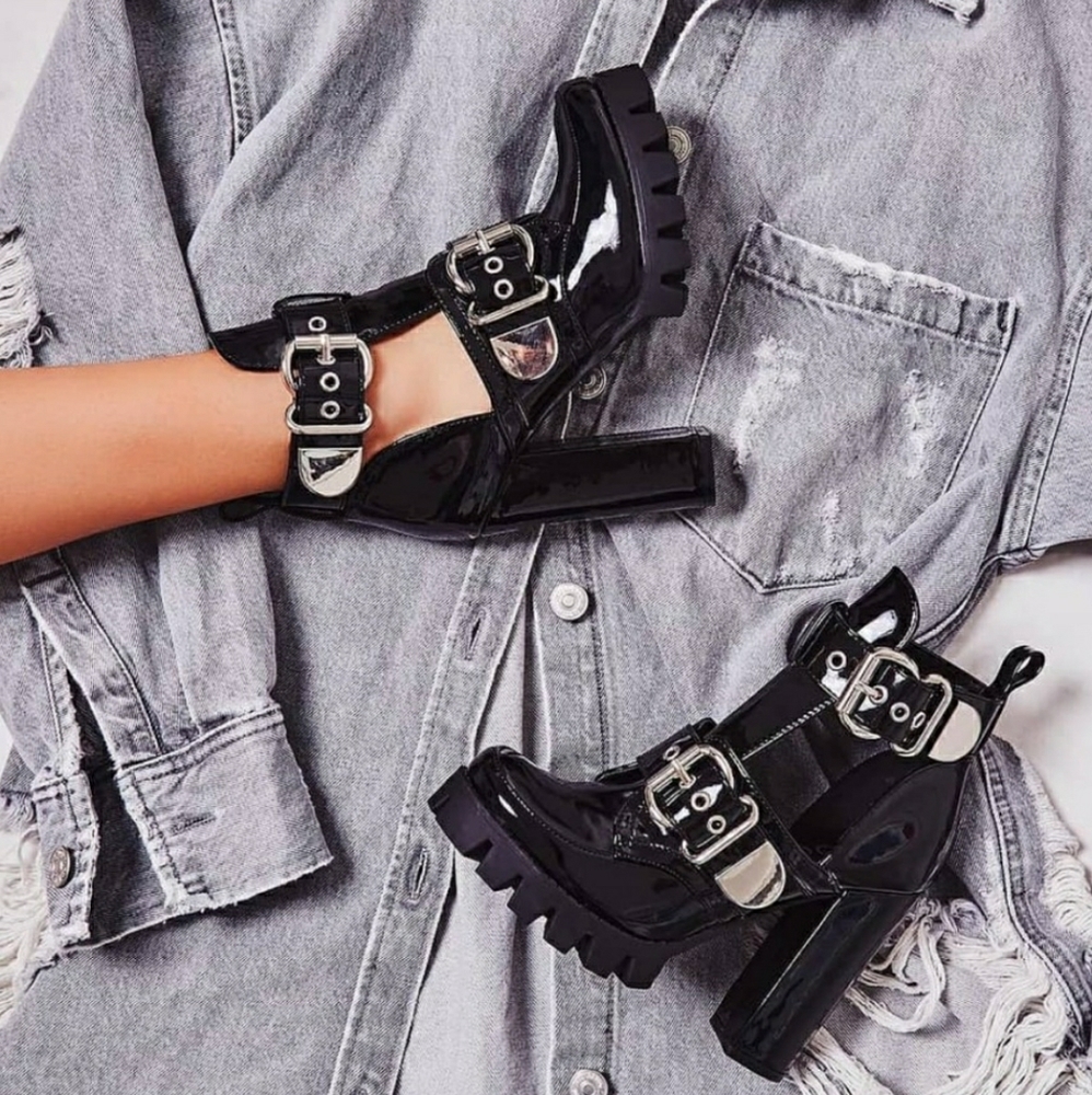 🖤NWT! Immortal Patent Platform Bootie 🖤